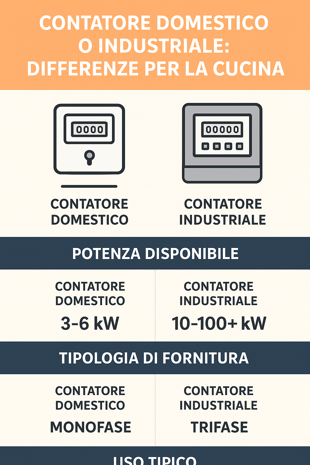 Contatore domestico o industriale