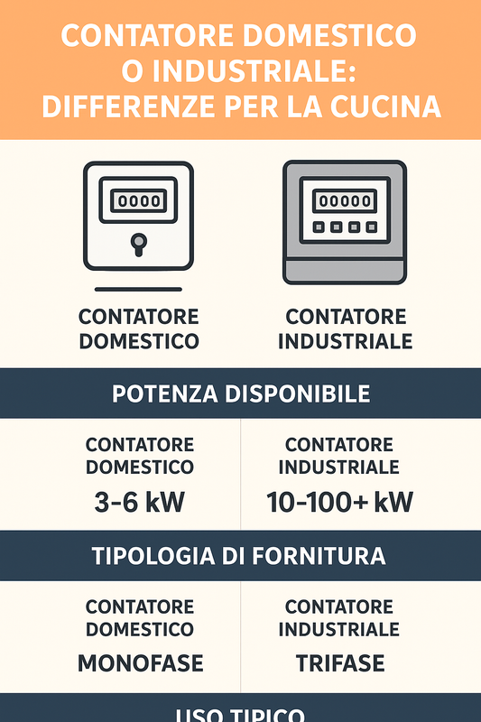 Contatore domestico o industriale
