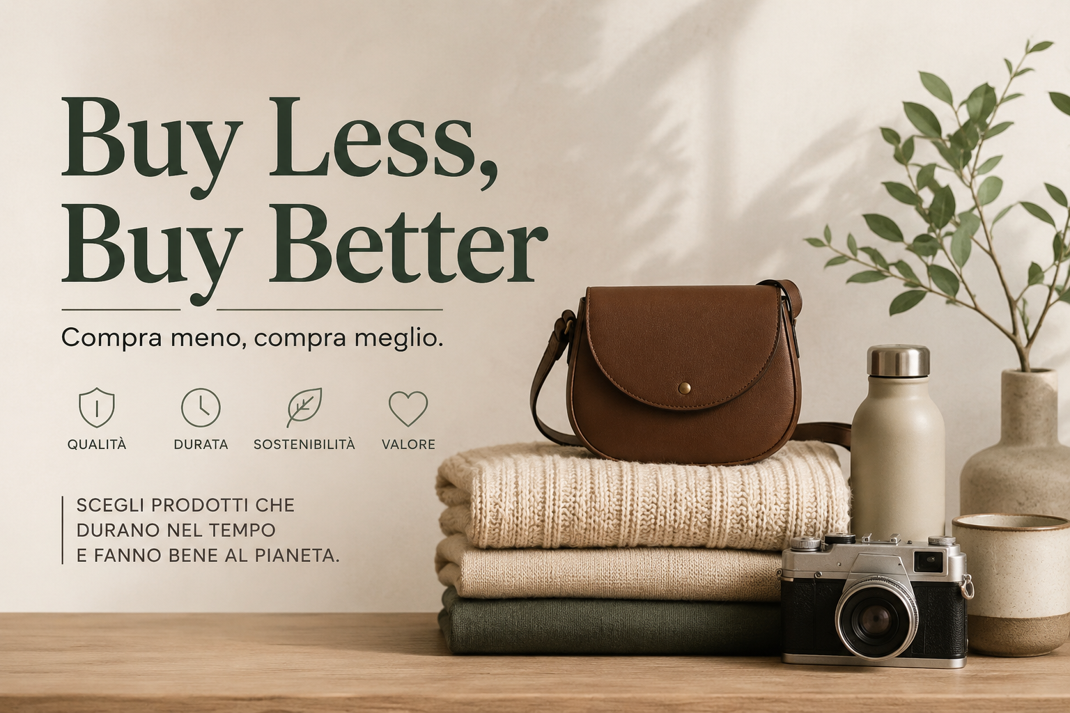 Buy Less, Buy Better: il significato di una filosofia che sta cambiando il modo di acquistare