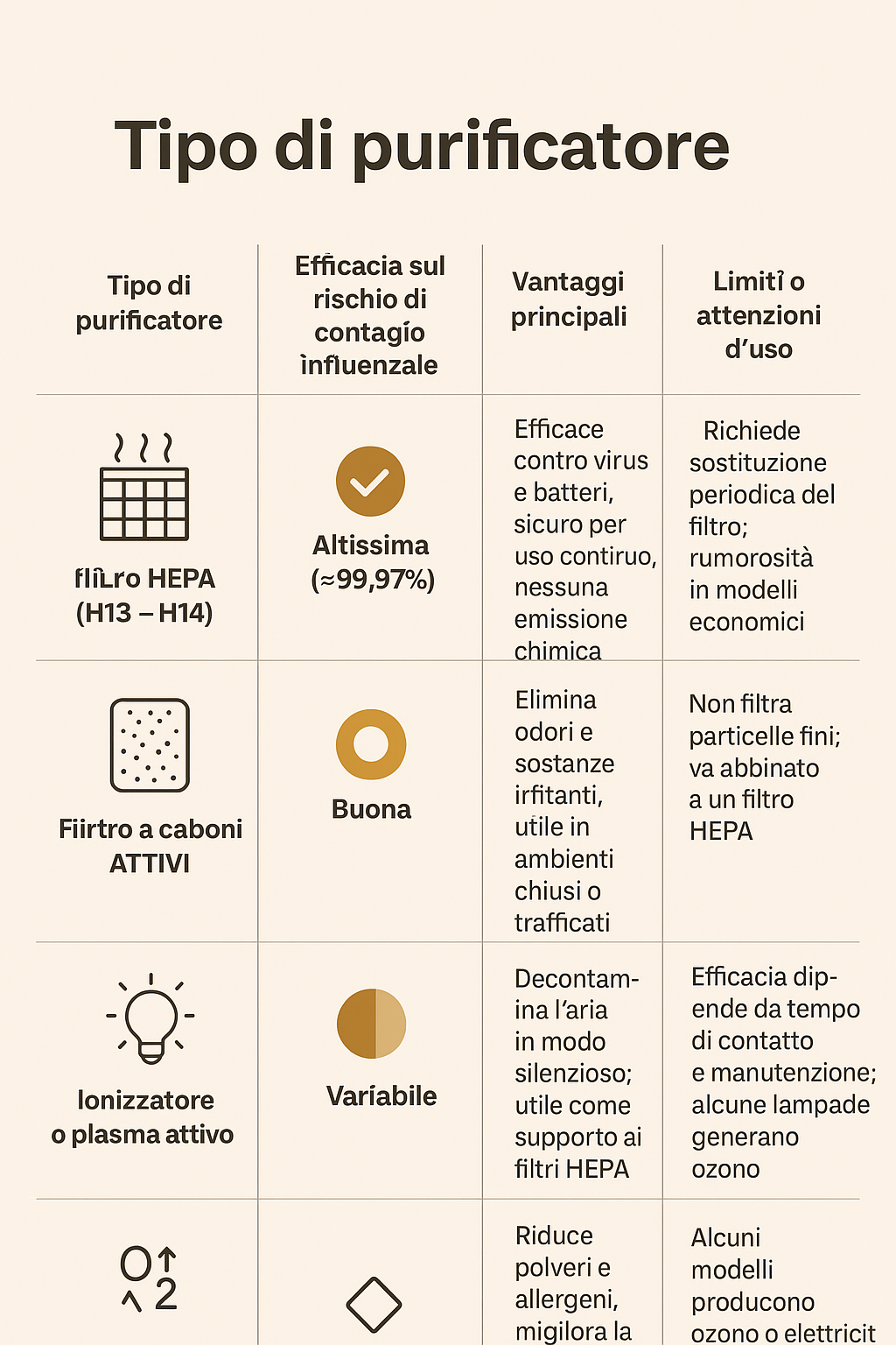 influenza 2025 purificatore