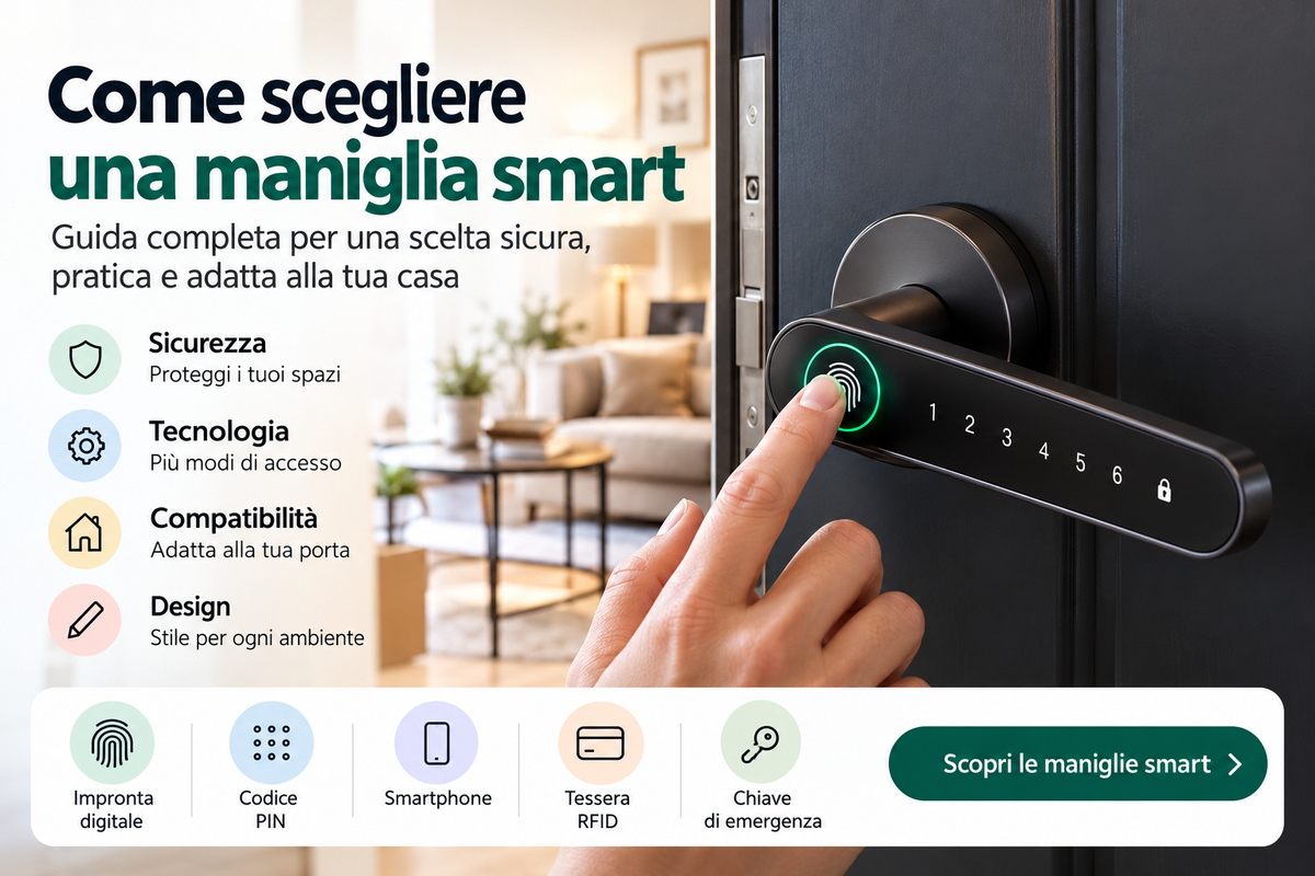 Come scegliere una maniglia smart: guida completa