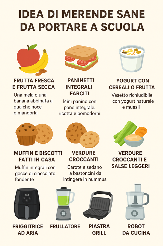 merende per la scuola