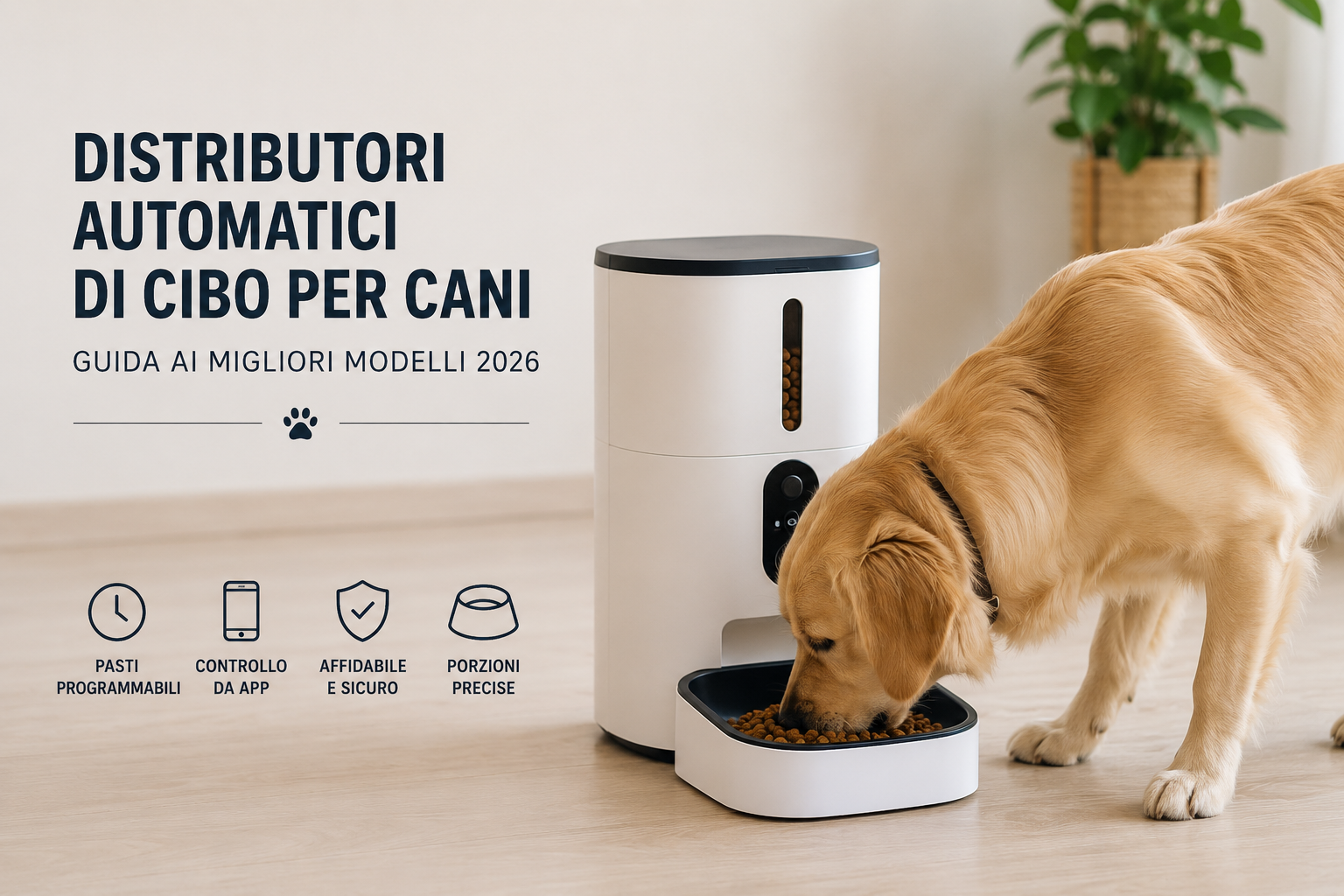 Distributori automatici di cibo per cani: come scegliere il modello giusto nel 2026
