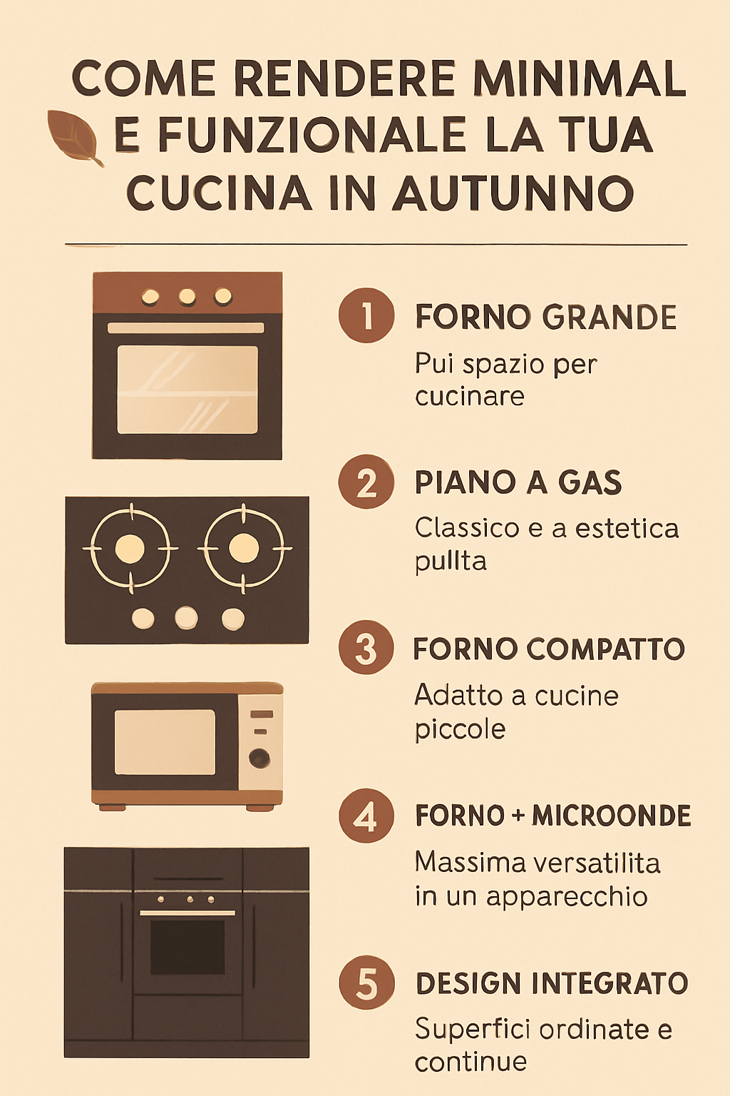 Forno elettrico e piano a gas