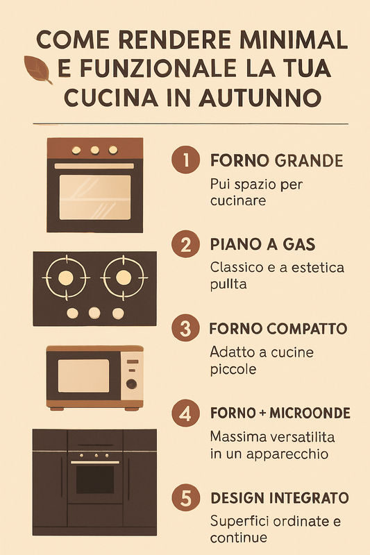 Forno elettrico e piano a gas