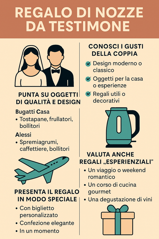 Regalo di noszze da testimone