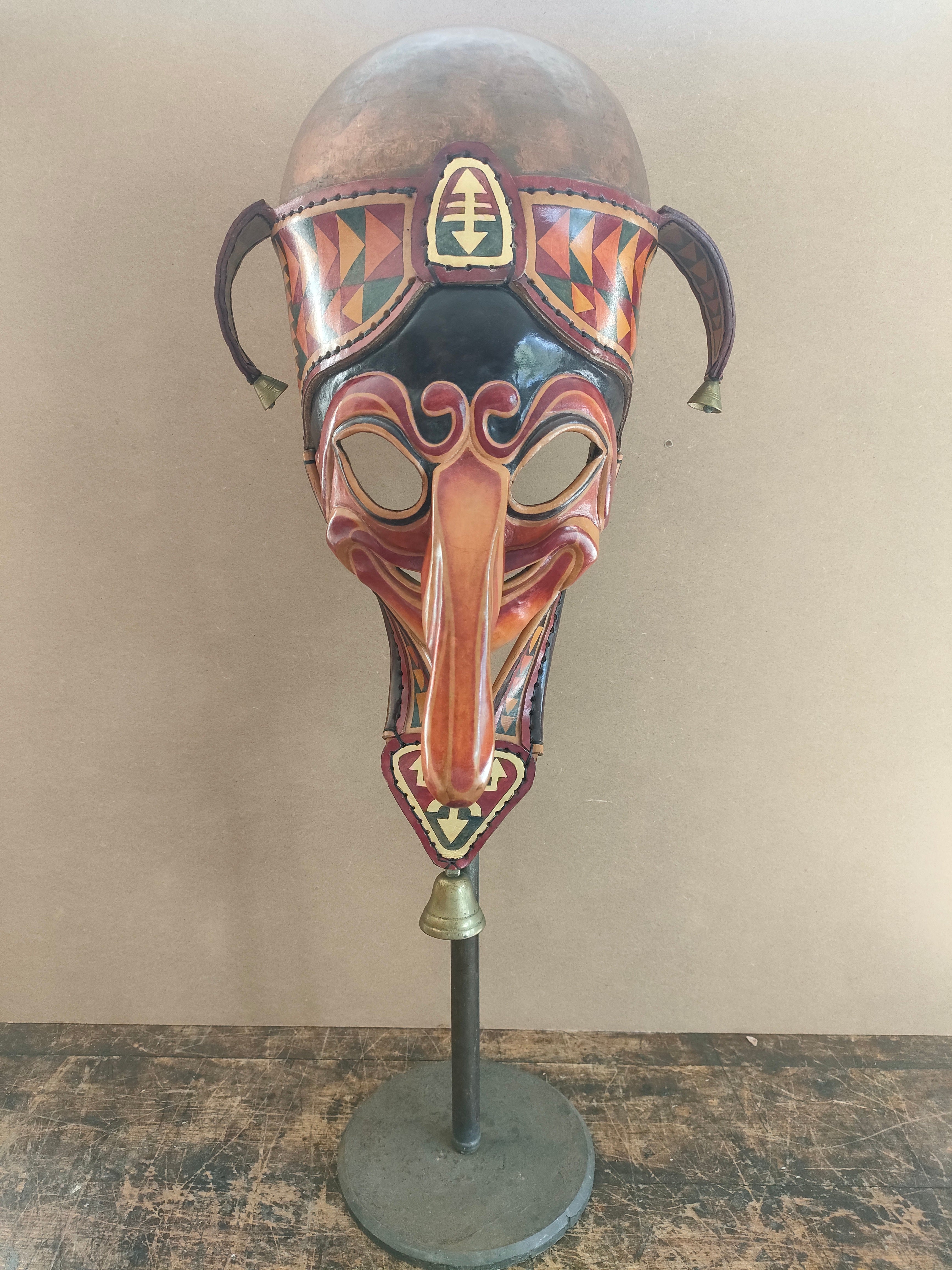 Maschera Veneziana Luxury dal titolo "Grande Mago". (con certificato)
