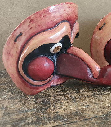 Maschera Veneziana Luxury dal titolo "La Commedia". (con certificato)