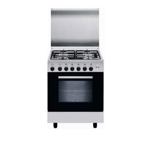 4-zone gas cooker Electric oven ALPHA Inox Class A A66MI (60x60x90cm) Glem Gas