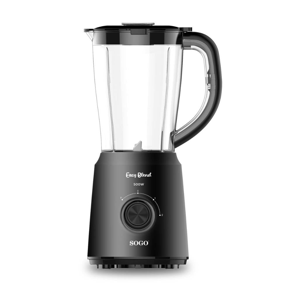 Mixeur noir avec récipient en plastique Sogo 1,5 LITRE, 500 W