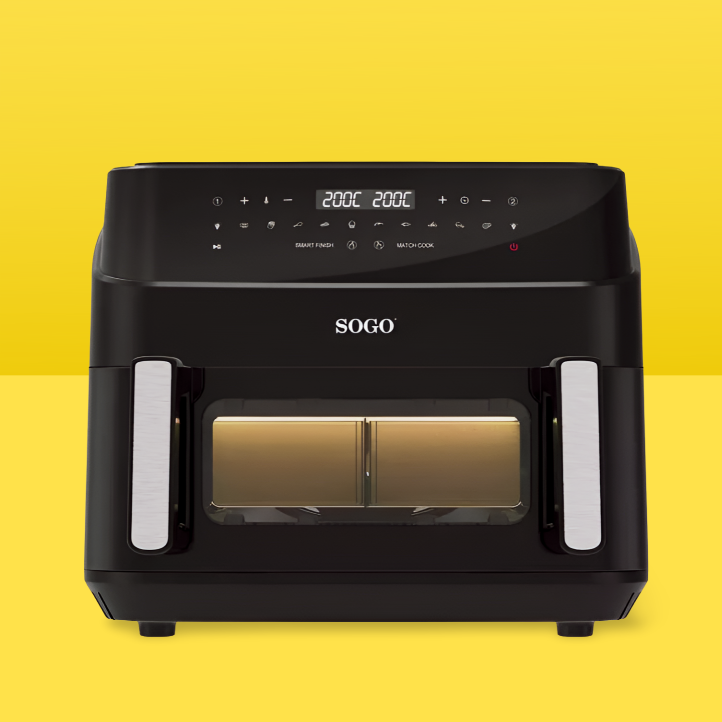 Friggitrice ad aria doppio cestello FRE-SS-10895 - 5 anni di garanzia