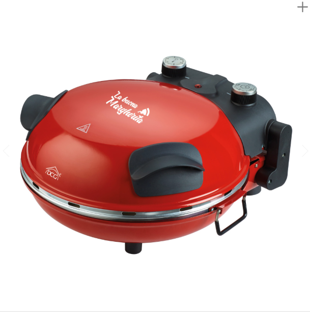 DCG Eltronic Forno Pizza Maker MB2300 1200W Timer e termostato, Rosso
