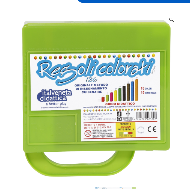 Regletas Educativas en Maletín Made in Italy: el kit ideal para aprender matemáticas jugando