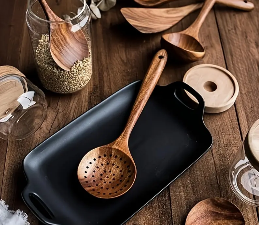 Cuchara de madera para sopas
