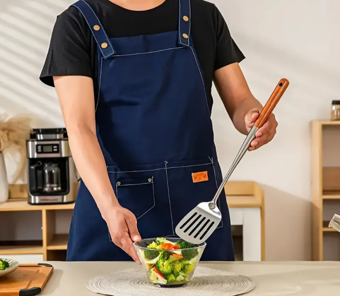 Set mestoli da cucina acciaio e legno (4 pezzi) Acquista