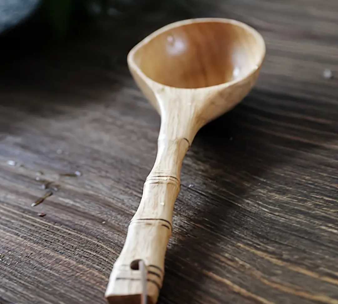Louche à soupe en bambou en vente