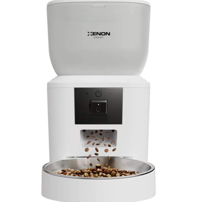 Xenon Smart 4L Automatic Dog and Cat Food Dispenser with Wi-Fi, HD Camera and App