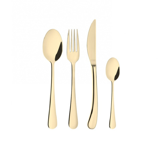 Posate Acciaio Inox Settimocielo Champagne – Set 24 pezzi in scatola