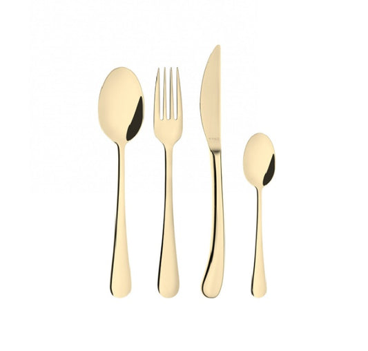 Posate Acciaio Inox Settimocielo Champagne  – Set 24 pezzi in scatola