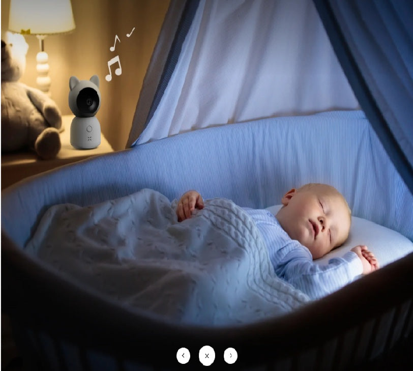 Babyphone intelligent avec caméra 3MP et écran 5” – Contrôle total et sécurité pour votre enfant