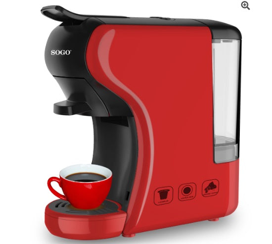 SOGO Macchina da Caffè 3-IN-1-RED Compatibile in offerta
