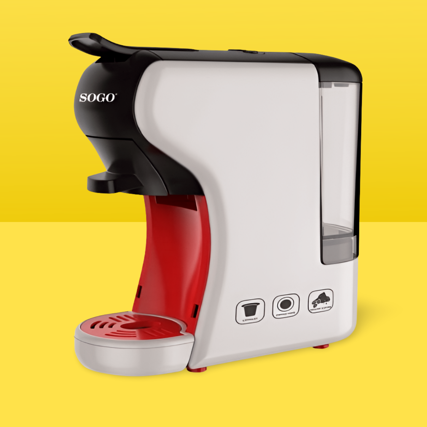 Macchina da Caffè 3-IN-1-WHITE Compatibile (Lavazza, Nespresso, Starbucks e Nescafè) in offerta