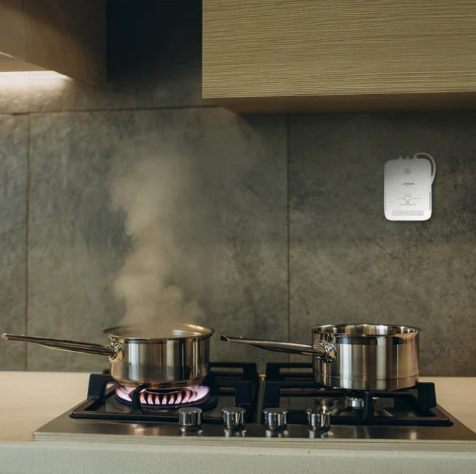 Détecteur de gaz méthane Wi-Fi intelligent X7533 avec alarme 85dB et application Tuya