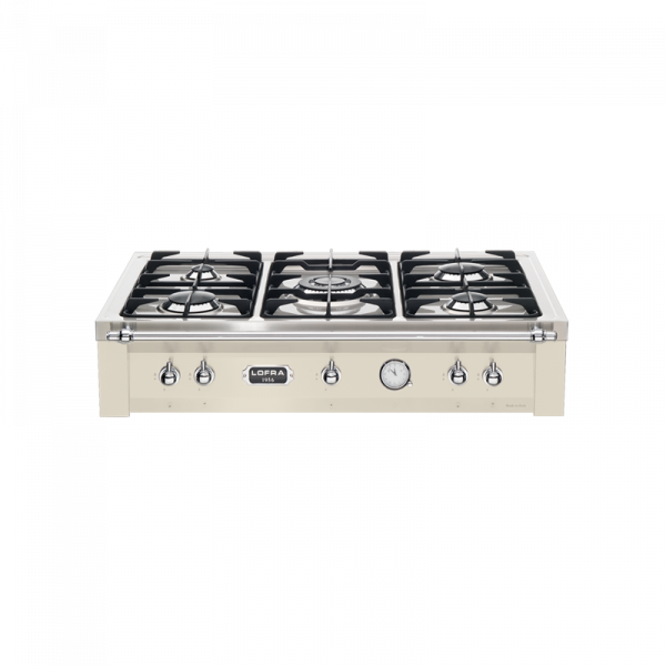 Piano Incasso a Gas - TRBI96/5 RANGE TOP DOLCEVITA - Piano a Gas 5 fuochi-Avorio