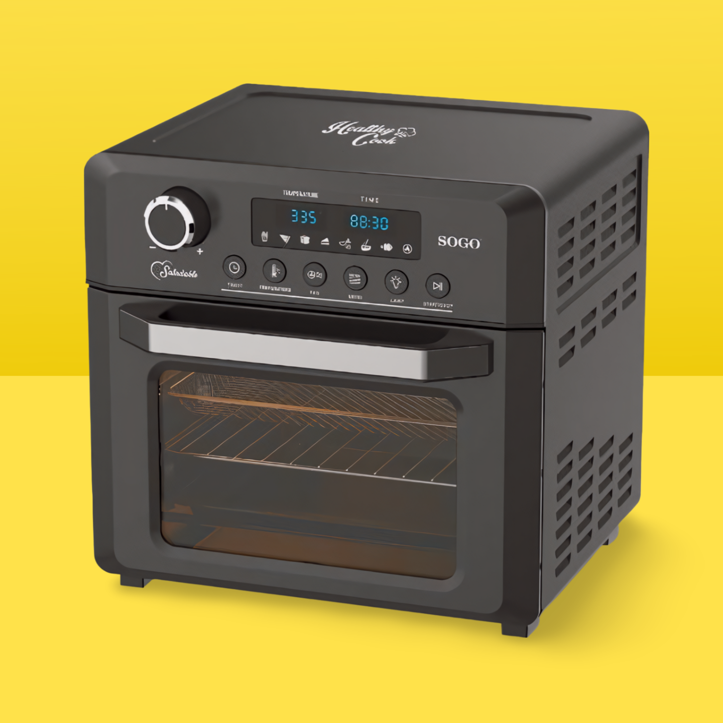 Offerta Friggitrice ad Aria Senza Olio e Forno Elettrico All in One-Sogo FRE-SS-10490, 18Lit 1500W