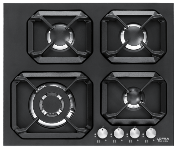 Piano Incasso Rustico Lofra Dolcevita - HRNM6G0 DOLCEVITA - Piano Cottura in offerta Nero