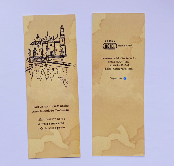 Marcador artístico personalizable.
