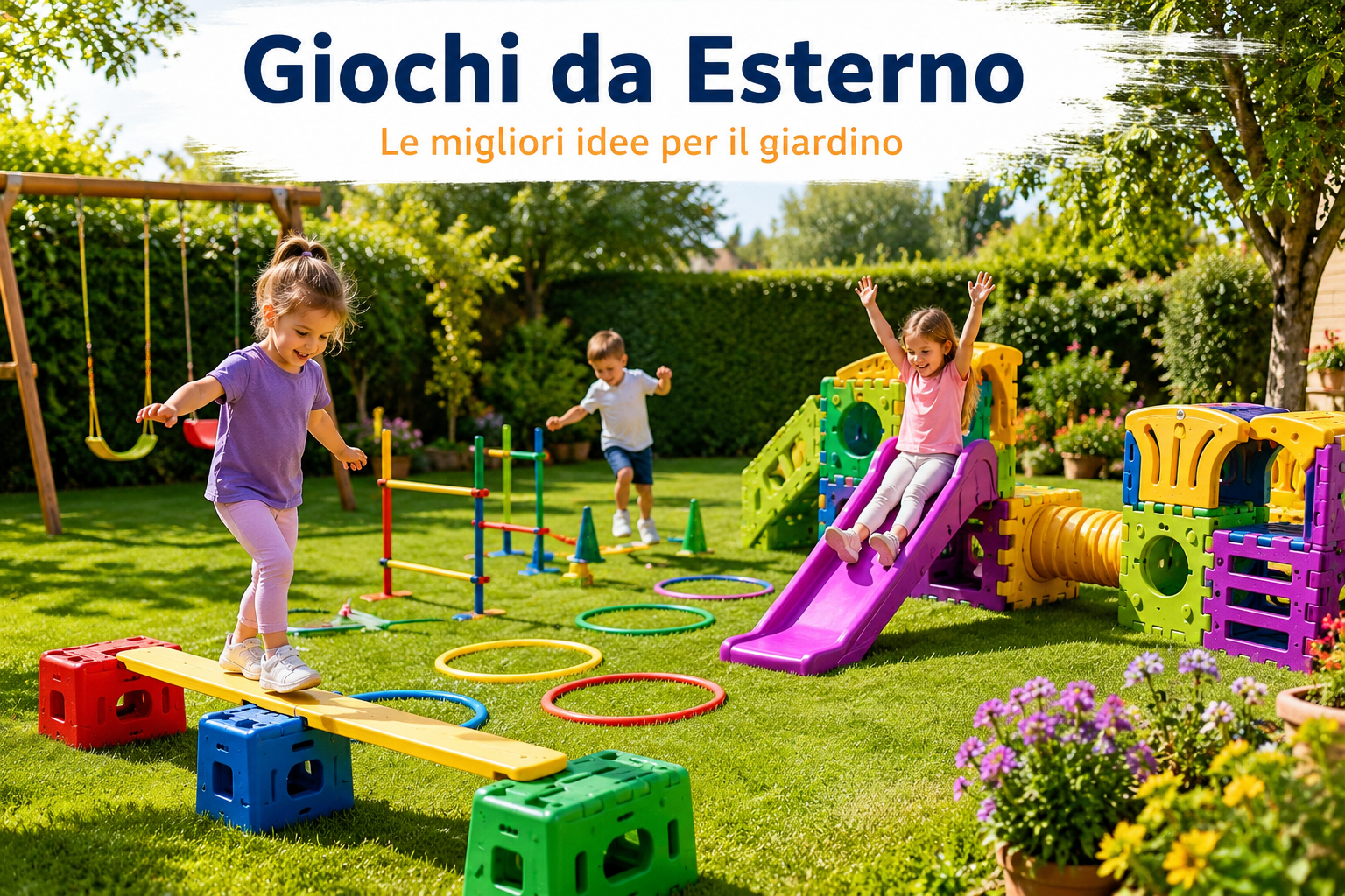 Quali Giochi da Esterno Scegliere per il Giardino? Idee Divertenti per Bambini e Famiglie