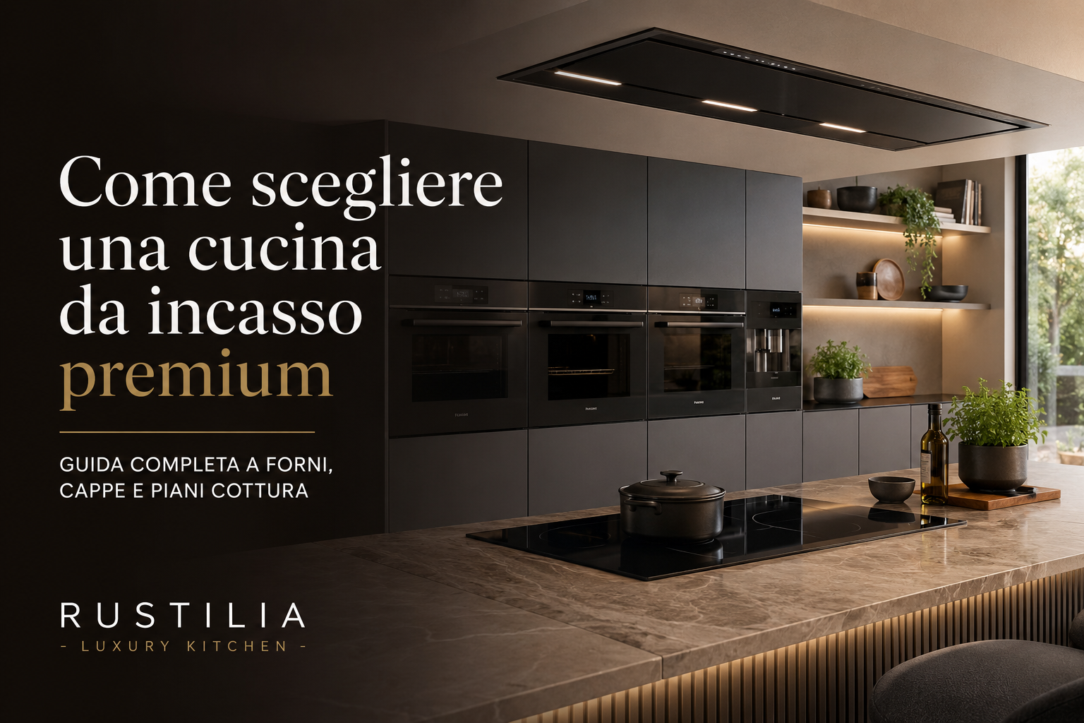 Come scegliere una cucina da incasso premium: guida completa a forni, cappe e piani cottura