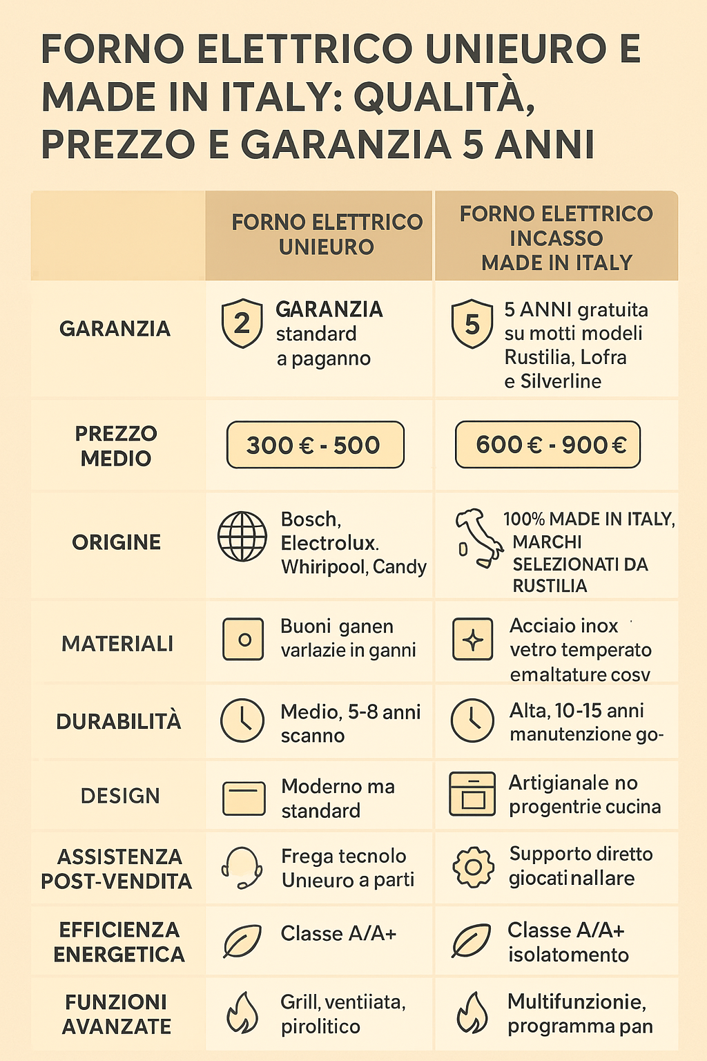 forno elettrico unieuro