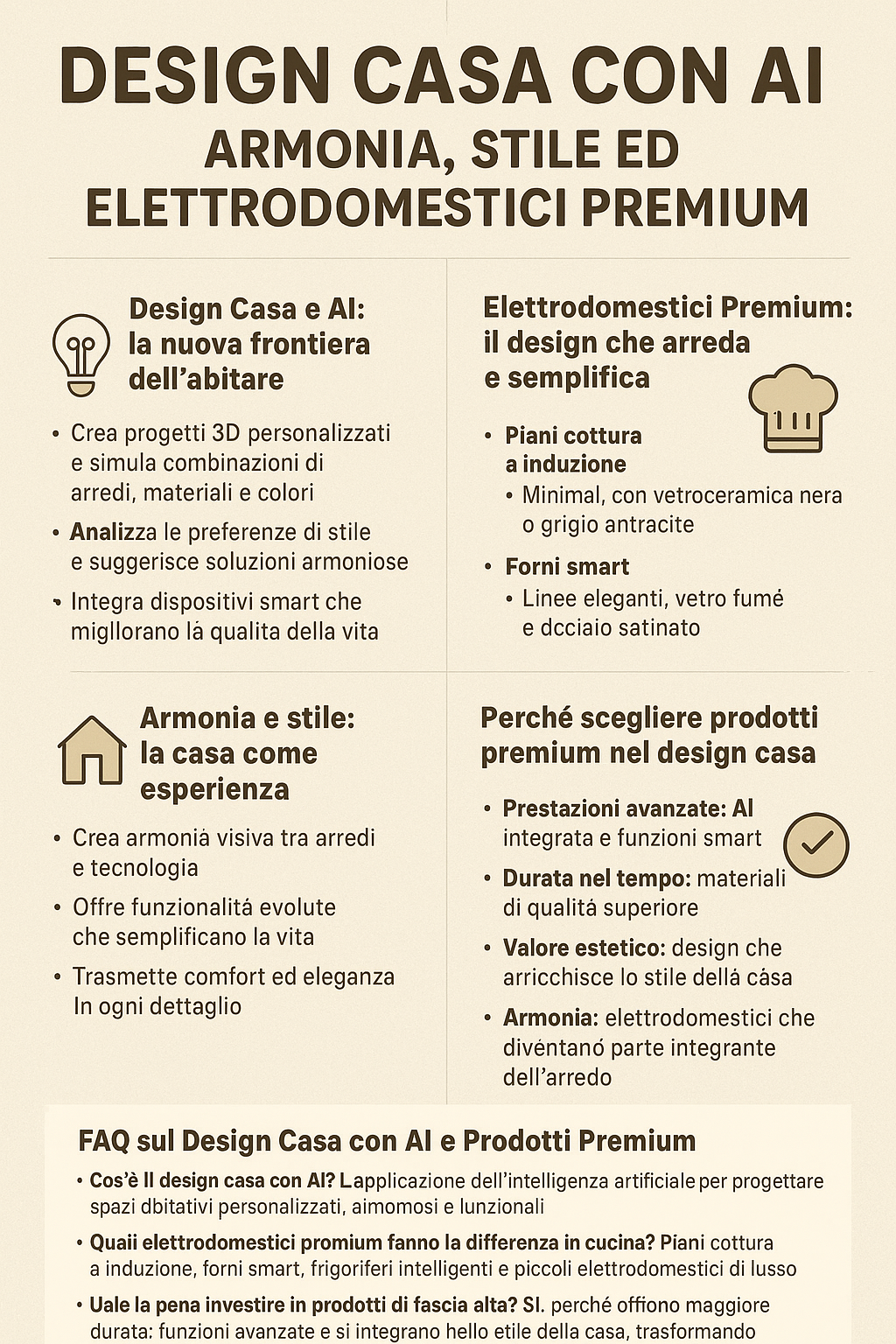 Design Casa e Intelligenza Artificiale: Armonia, Stile e Performance con Prodotti Premium