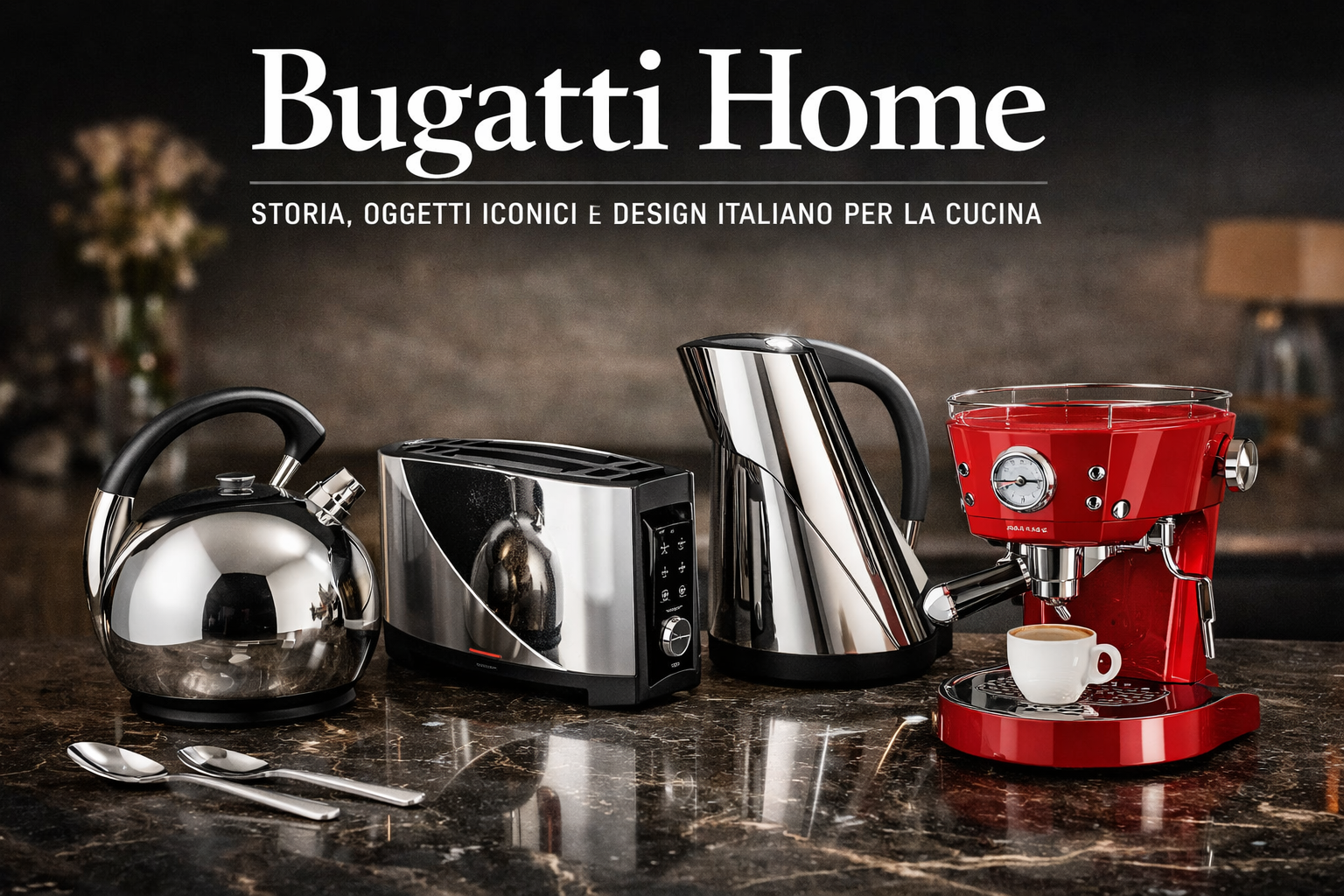 bugatti home oggetti iconici