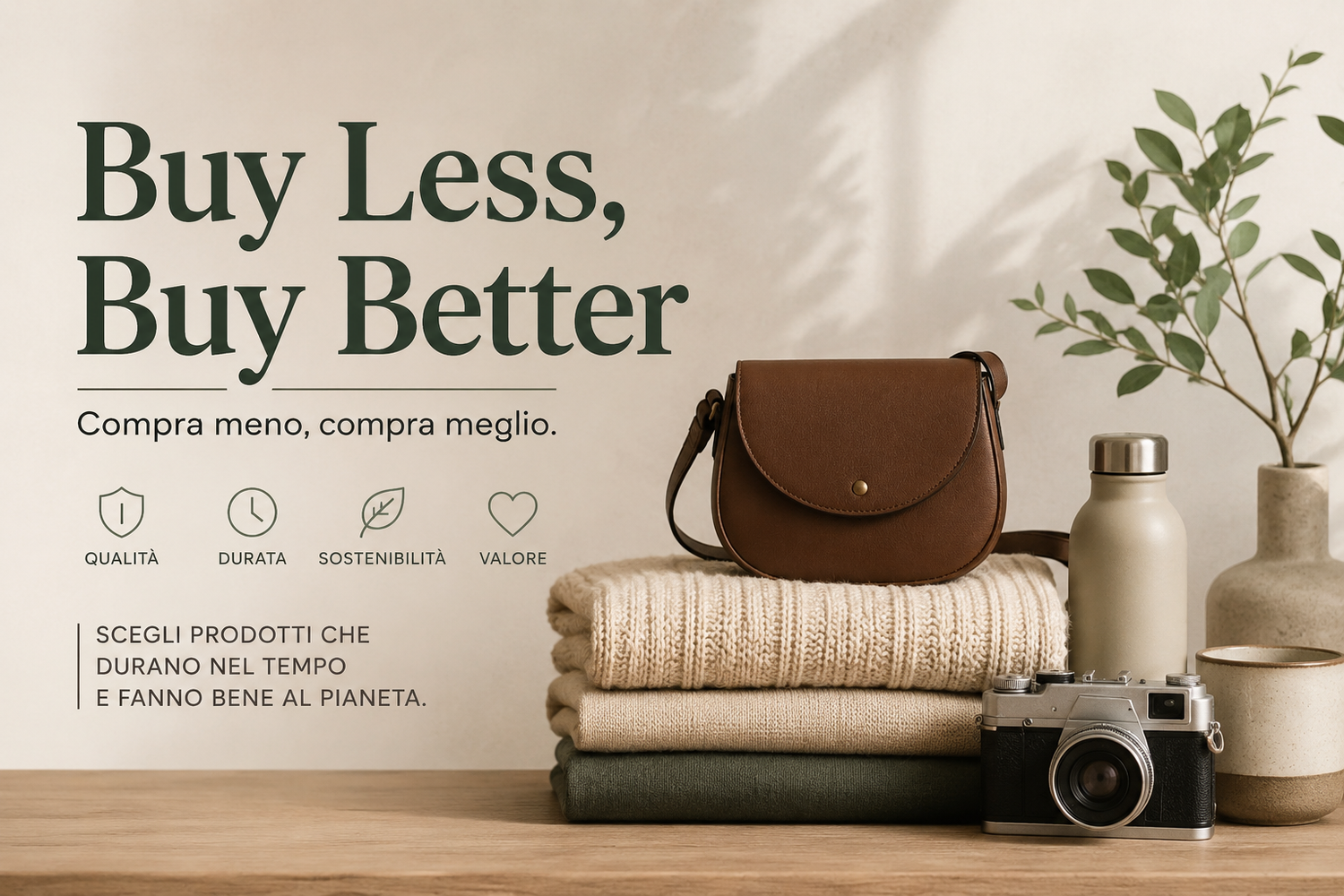 Buy Less, Buy Better: il significato di una filosofia che sta cambiando il modo di acquistare