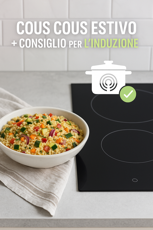 Cous Cous con Piano Induzione e Pentola Compatibile