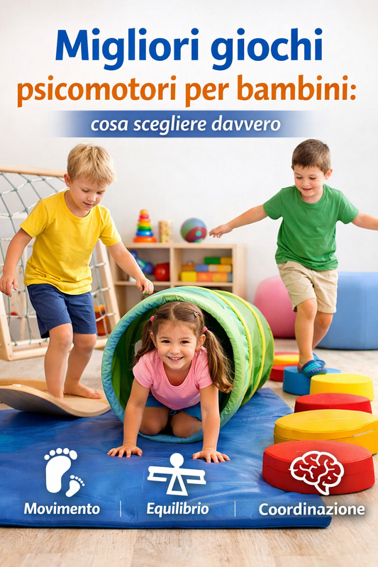 Quali sono i migliori giochi psicomotori in casa?