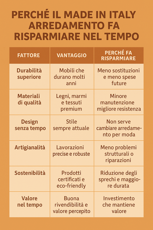 Made in Italy e Risparmio