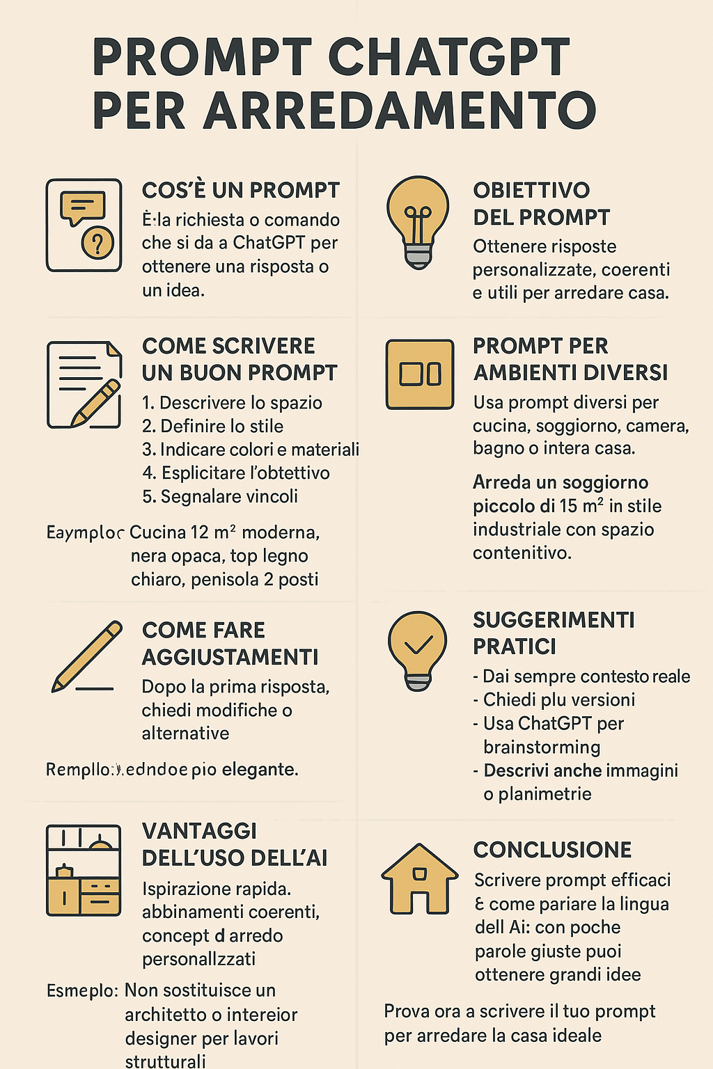 prompt chatgpt arredamento