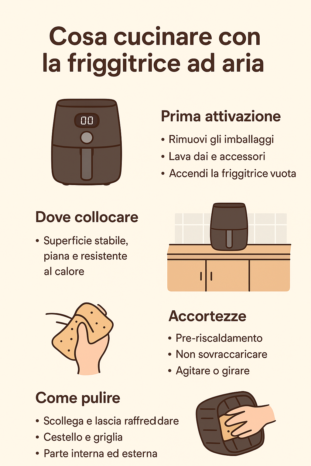 friggitrice ad aria guida