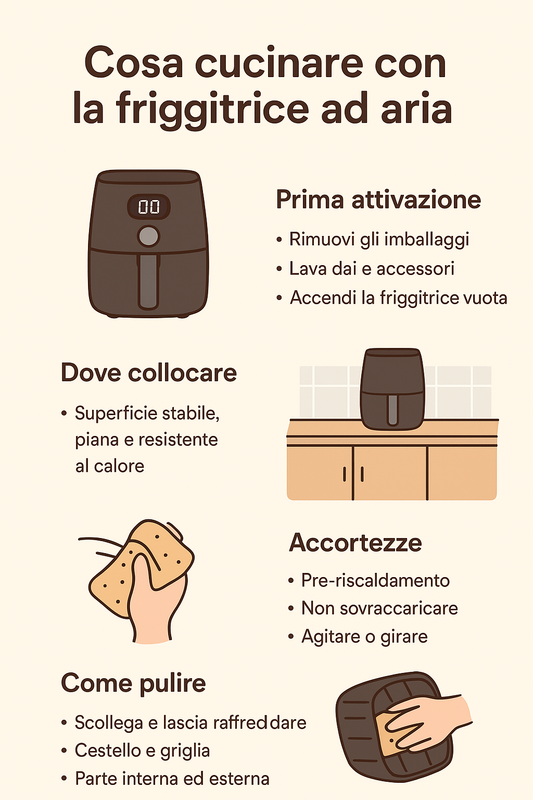 friggitrice ad aria guida