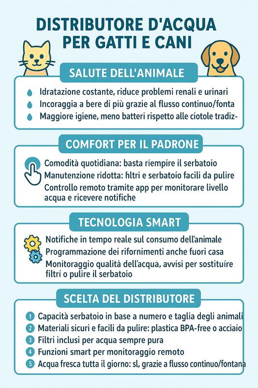 distributore di acqua per animali