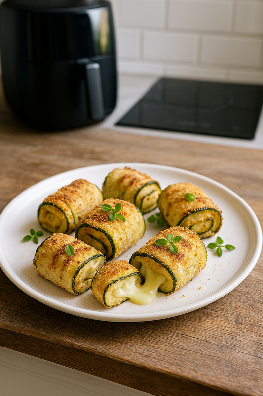 Ricetta Magnetica: Involtini di Zucchine Filanti con cottura combinata