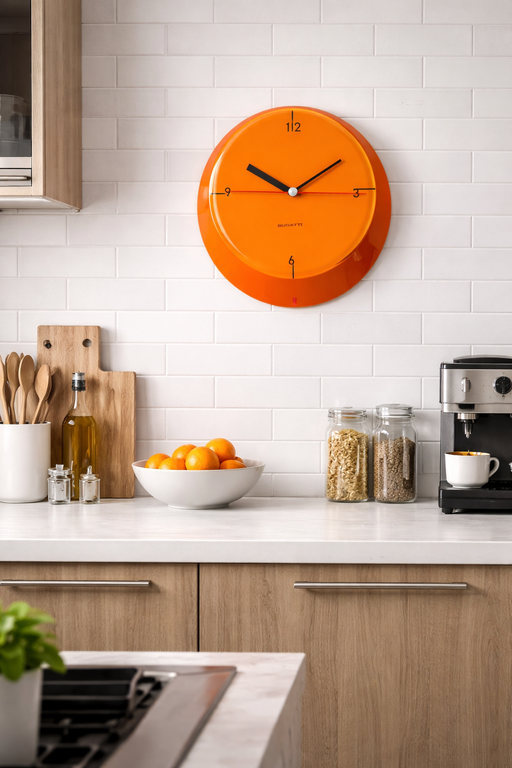 Orologio colore Arancio - finitura Trasparente Bugatti