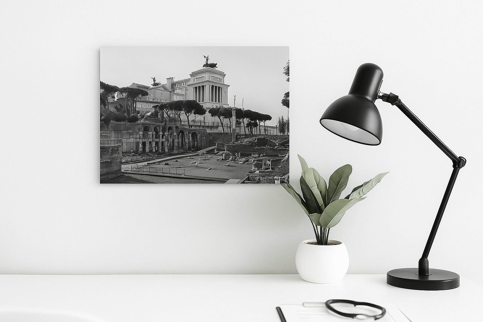 Impresión en aluminio 20x30 cm / 8x12″ - Foros Imperiales y Vittoriano