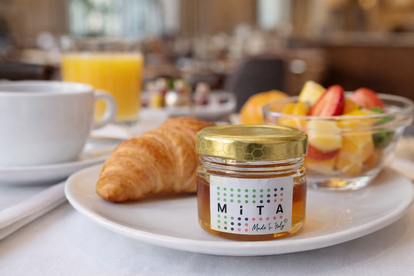 Miele di Acacia 100% Italiano Monodose 30g – Box Horeca 60 Vasetti in Vetro | Made in Italy