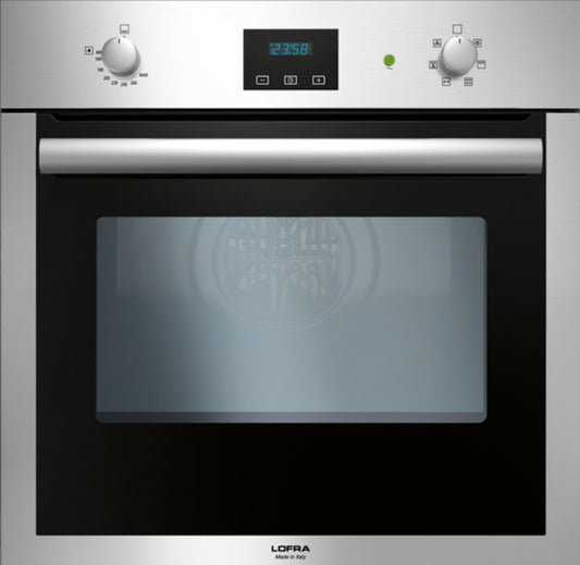 Forno da Incasso a Gas Ventilato 60x60 cm in Acciaio Inox