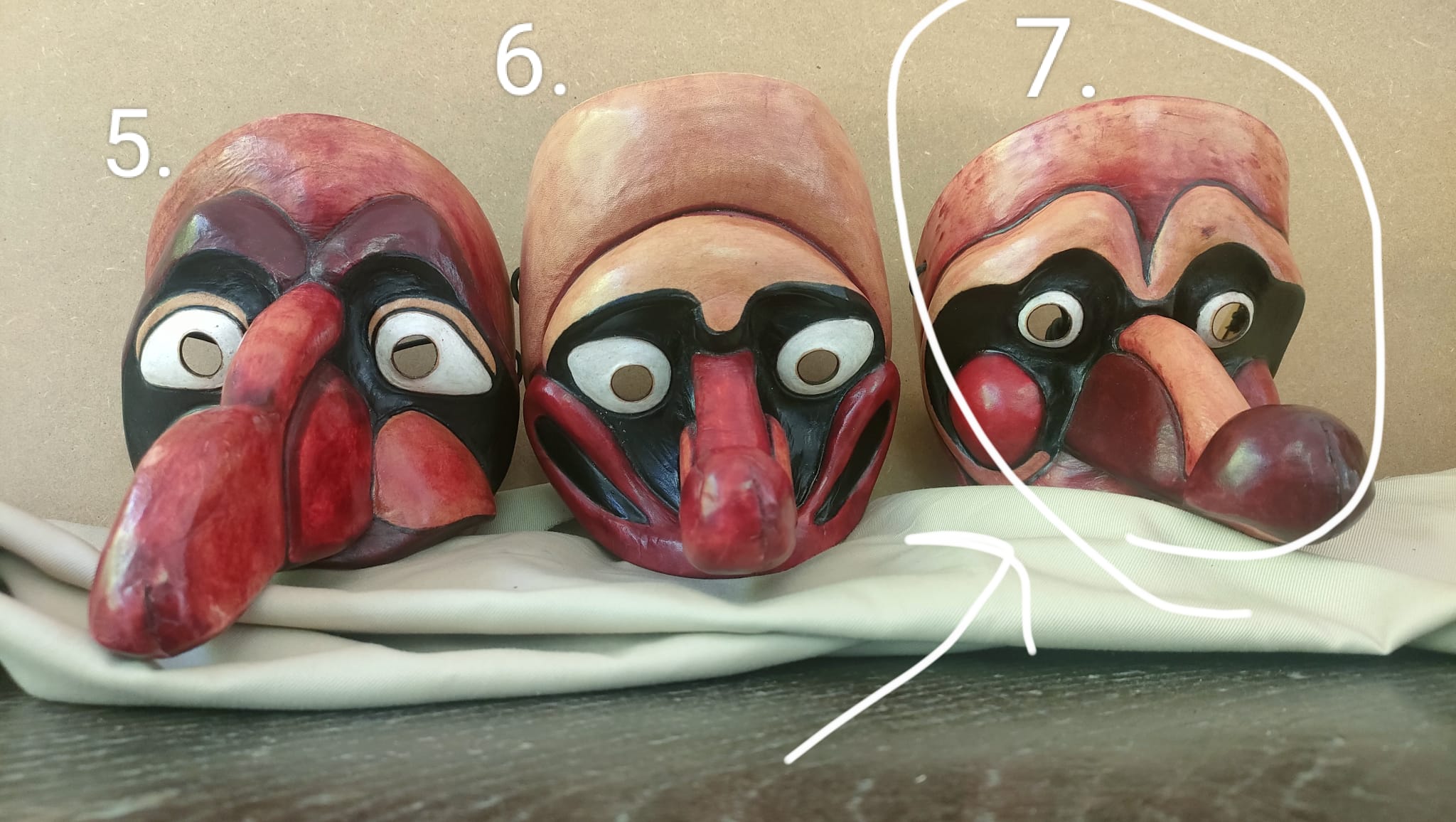 Trittico Maschera Veneziana Luxury del Maestro Giorgio De Marchi.